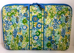 Vera Bradley English Meadow Pattern Laptop Bag Sleeve 17" Fast Shipping - Picture 1 of 14