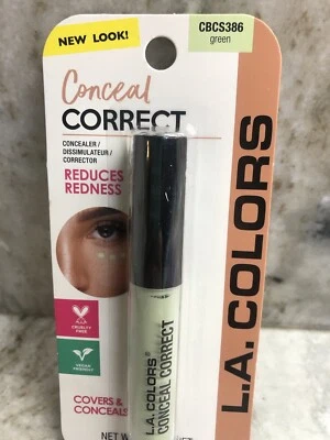 ShipN24Hours. New-L.A. Colors Green Conceal/Correct Concealer/Corrector: 0.13oz. - Image 1 of 4