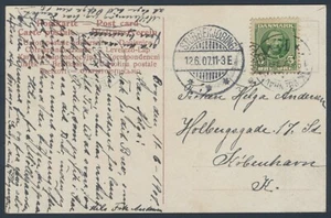 DENMARK. Starcanc. BOGØ. Postcard with 5 Øre Frederik VIII (PC173) - Picture 1 of 2