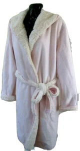UGG PORTOLA REVERSIBLE ROBE SEASHELL PINK HEATHER WOMEN SIZE EXTRA LARGE - Picture 1 of 9
