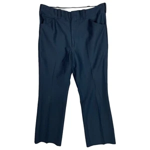Vintage 1970s Pants Jockey 34x31 1960s Mens Pants Vtg Polyester Flare Disco - Picture 1 of 12