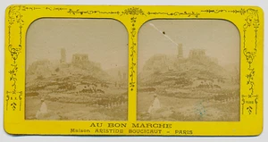 STEREO BK - GRECE - Athènes Le Parthénon - Vintage c.1865 - Imagen 1 de 1