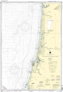 NOAA Cape Blanco to Yaquina Head Chart 18580 23rd Edition Marine Map - Picture 1 of 1