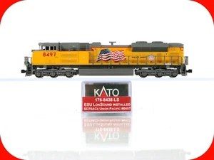 N Scale ***UNION PACIFIC*** SD70ACe, US Flag #8497 - Kato 176-8438, DCC LokSound - Picture 1 of 9