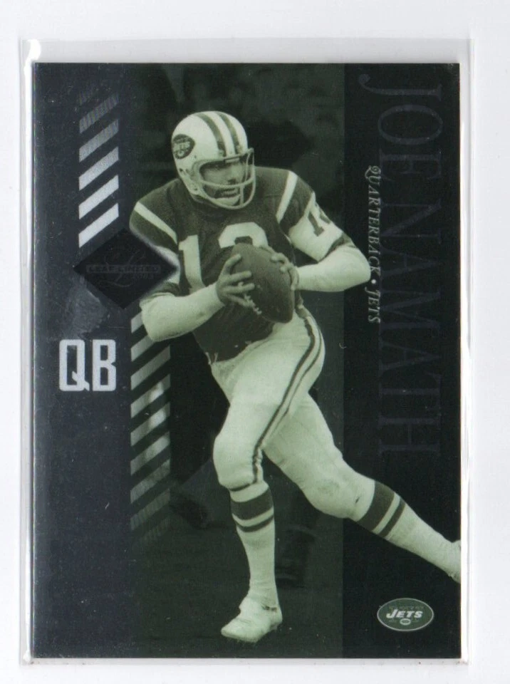 JOE NAMATH  2003 Leaf Limited Football #/999 NEW YORK JETS #67 - Image 1 of 1