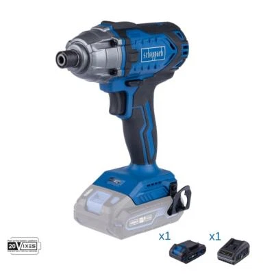 Schlagschrauber 20V Akku 2.0Ah und Ladegerat ixes Scheppach c-id180-x - Bild 1 von 4