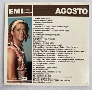 EMI MUSIC MEXICO AGOSTO, FEAT. CARLOS VIVES / BUNBURY + MORE MEX CD ALBUM, PROMO - Picture 1 of 2