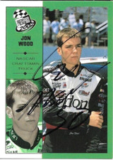 @@2002 PRESS PASS Jon Wood Auto Signed card #57@@