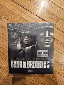 Rare Band Of Brothers VHS Set Spielberg Military War Series 2002 HBO New Sealed - Picture 1 of 5