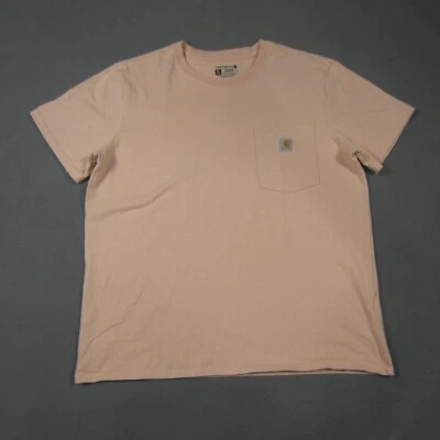 Carhartt Shirt Boy Youth XL 16-18 Peach Pocket Logo Losse Fit - Image 1 of 4