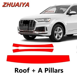 Roof+A Pillars PreCut Paint Protection Film For AUDI Q7 BASE 2017-2025 - Picture 1 of 6