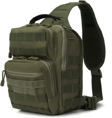 Bolso Bandolera Táctico Mochila Militar Rover Hombro Eslinga Paquete Molle Pecho Pack Foto 1 de 4