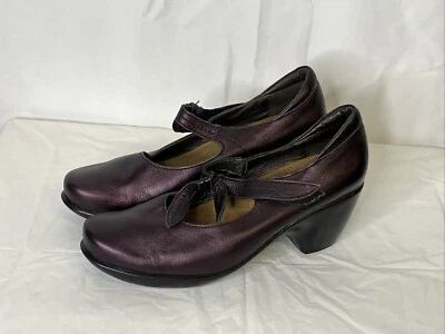Zapatos Naot para mujer púrpura de tacón bloque con correa de pajarita talla EUR 37 US 6 Foto 1 de 4