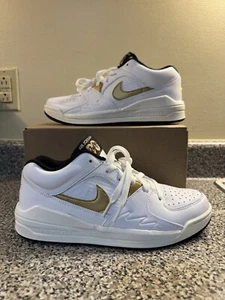 Nike Jordan Stadium 90 White/Metallic Gold-Black-Sail Men's Size 9 DX4397-170 - Picture 1 of 9