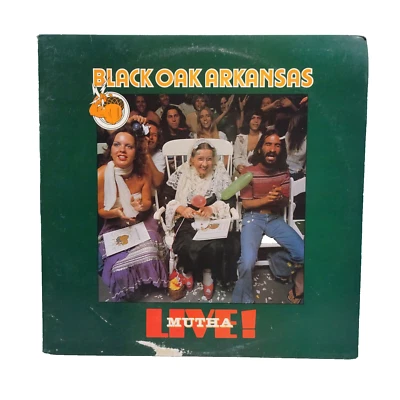 Black Oak Arkansas Live Mutha UK LP Vinyl Album 1976 K50220 Atlantic EX/VG Foto 1 de 4