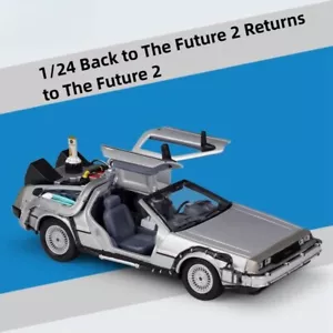 1:24 Scale Back to The Future 2 Metal Car Model Toys Ornament GIFT IDEA - Picture 1 of 10