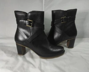 ECCO Damen Stiefeletten Wrapped Saunter 65 braun Leder seitliche Schnalle Größe EU 39 - Bild 1 von 18
