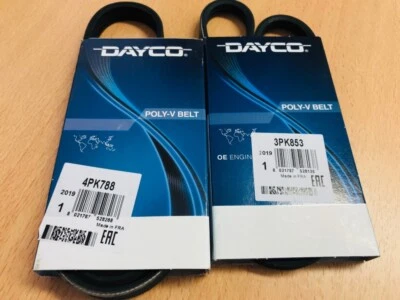 Juego de correas trapezoidales para SMART Climatizador + Lima 0.6l 0.7l Smart 450 452 Coupe Fortwo Roads - Imagen 1 de 4