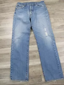 Levis 501 XX Men 36X38* Blue Shrink To Fit Dark Wash 90s Vintage American Denim - Picture 1 of 19