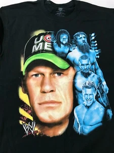 WWE WRESTLING JOHN CENA, COLLAGE Boys T-shirt LARGE NEW - Picture 1 of 1