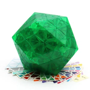 MF8 Radiolarian Face Turning Icosahedron III Magic Cube Twisty Puzzle Ice Green - Picture 1 of 5