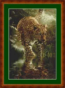 Kit de punto de cruz Jaguar - Imagen 1 de 2
