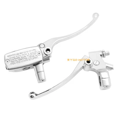 Brake Master Cylinder Clutch Lever for Honda VT600 VT750 VT1100 VT1300 VTX1300 - Image 1 of 4