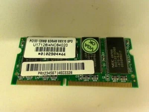 128MB SDRAM PC133 SODIMM U17128I4NC84020 Ram Targa Visionary II N340S8 - Picture 1 of 1