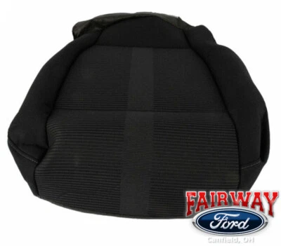 15-17 F-150 OEM Ford Driver Left Seat Bottom Cover XL XLT Ebony Black - Image 1 of 4