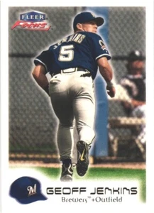 2000 Fleer Focus #169 Geoff Jenkins Milwaukee Brewers Baseballkarte - Bild 1 von 2