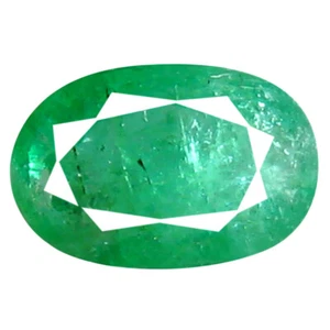 0.43 ct Superior Oval Cut (6 x 4 mm) Colombian Emerald Natural Gemstone - Picture 1 of 1