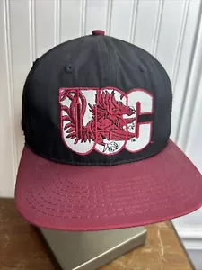 Vintage USC Gamecocks P Brand Cap USA Made Embroidered Snapback Hat - Picture 1 of 9