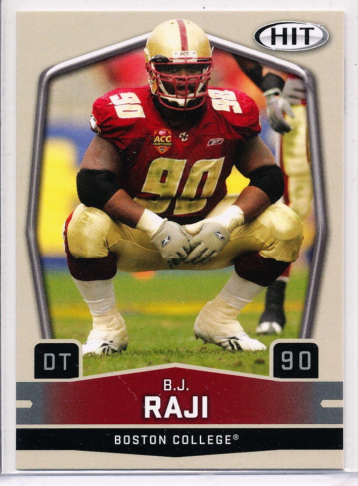 2009 SAGE HIT #69 B.J. RAJI ROOKIE CARD - GREEN BAY PACKERS - BOSTON COLLEGE - Image 1 of 1