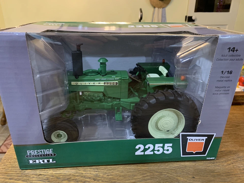 Ertl Prestige Series Oliver 2255 Diesel Wide Front Tractor 1/16 Scale NIB - Image 1 of 4