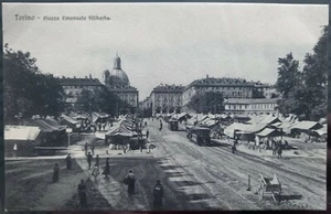 1910 - Turin - Piazza Emanuele Filiberto - Picture 1 of 1