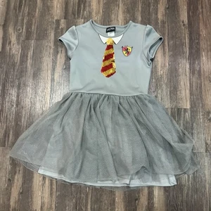 Harry Potter Hermine Tutu Kleid Mädchen L 10/12 Kostüm Dress Jerry Leigh grau - Bild 1 von 9