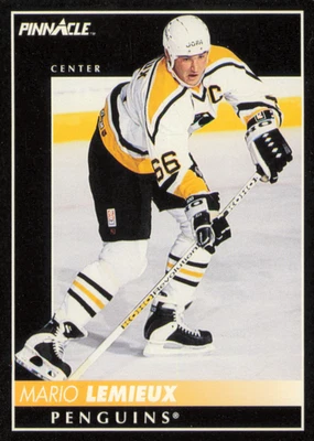 1992-93 Pinnacle - Mario Lemieux #300 - Image 1 of 2