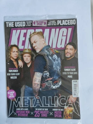 NEW KERRANG! Magazine #1693 21.10.17 METALLICA PLACEBO PAPA ROACH PVRIS WEEZER - Image 1 of 4