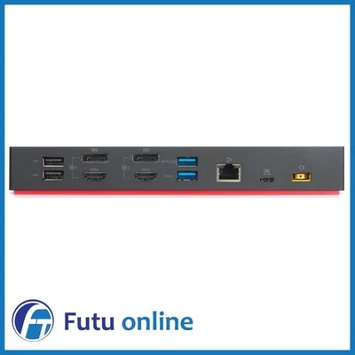 Lenovo 40AF0135AU Docking Station ThinkPad USB-C Dock Hybrid HDMI DP RJ45 PD USB - image 1 of 4