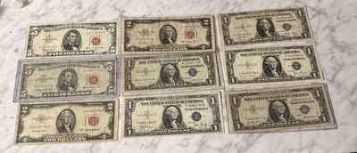 old US Currency and more. read description! - Image 1 of 3