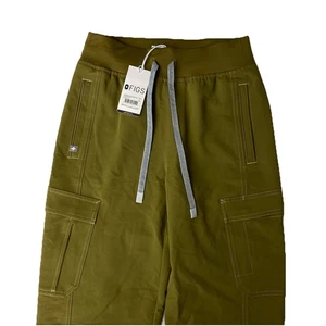 Pantalones Médicos FIGS Ukwala Cintura Alta Cónicos Carga Talla XS Alto Oliva (?) Nuevo con etiquetas - Imagen 1 de 8