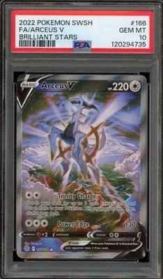 Pokemon Arceus V Brilliant Stars Full Alt Art #166 PSA 10 Gem Mint - Image 1 of 2