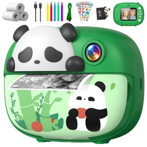 Panda Kids Camera Instant Print Photo with 32G Card, 1080P HD Video Instant C... - Picture 1 of 7