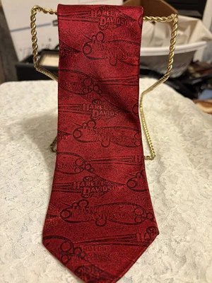 Corbata de seda Harley Davidson para hombre.  M 3 Foto 1 de 4