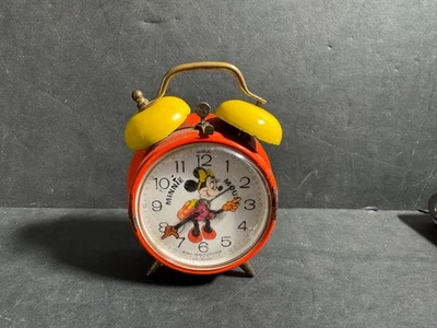 Bradley Walt Disney Productions Minnie Mouse Alarm Clock Japan Working - Image 1 of 4