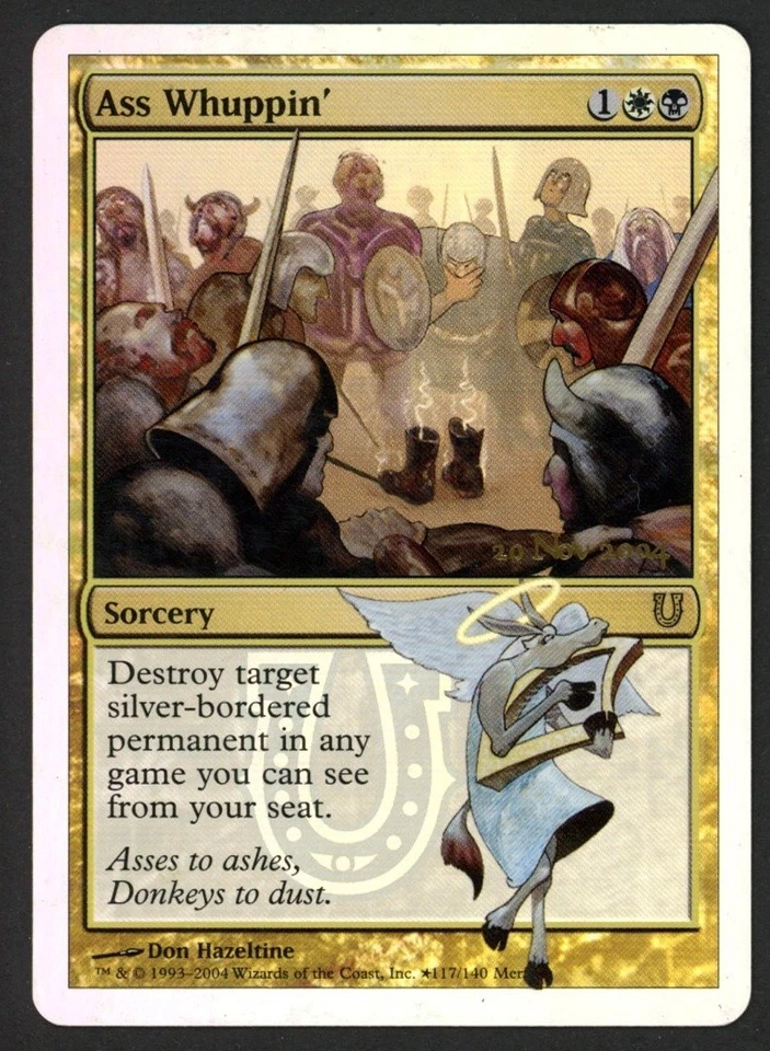 ***FOIL Ass Whuppin'*** MTG Unhinged Magic Kid Icarus - Image 1 of 2