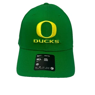 Boné masculino Oregon Ducks verde M/L Nike campus clube ajustável Swoosh - Imagem 1 de 4