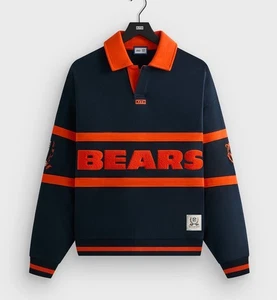 Felpa Rugby Kith for the NFL Chicago Bears Vintage Taglia Large Notturna - Foto 1 di 9