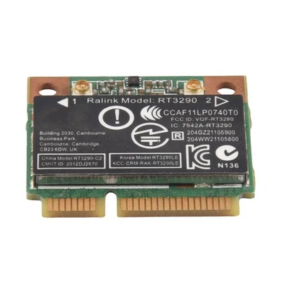 150Mbps 2.4Ghz RT3290 802.11B/G  Wlan WIFI + Bluetooth BT 3.0 Half  PCI-E3267 - Image 1 of 4
