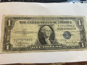 1935 C Silver Certificate Dollar Bill, Circulated, by REEDERSONG - Picture 1 of 9